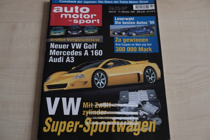 Deckblatt Auto Motor und Sport (22/1997)